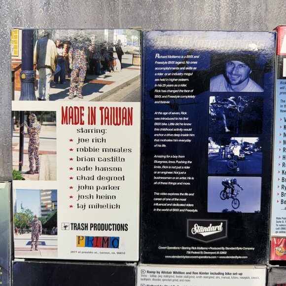 7 BMX VHS Flatland Animal Made In Taiwan Standard Covert Operation Subversion - Picture 7 of 13